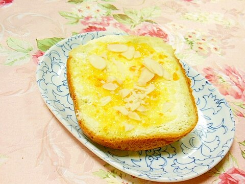 ❤ぽんかんジャムと生姜のアーモンド食パン❤